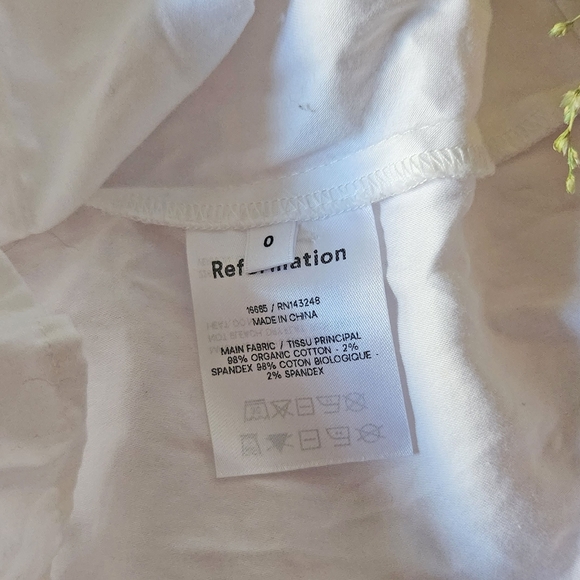 Reformation Helena Top in White - Picture 7 of 8